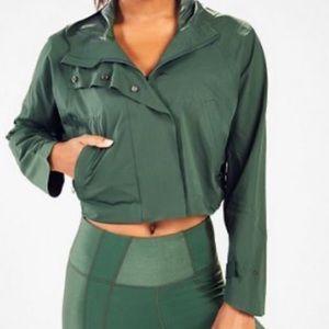 Fabletics Erika Cropped Hooded Jacket